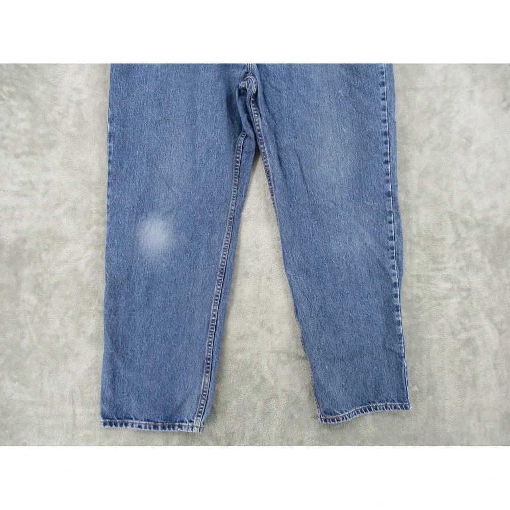 Levis 550 Jeans Mens Size 38 Dark Wash Relaxed Y2K Workwear 90s Baggy Loose Blue